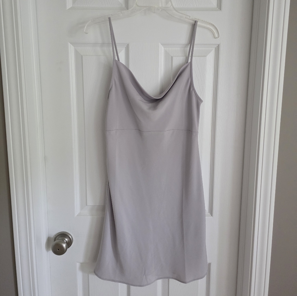 Forever 21 Light Gray Slip Dress